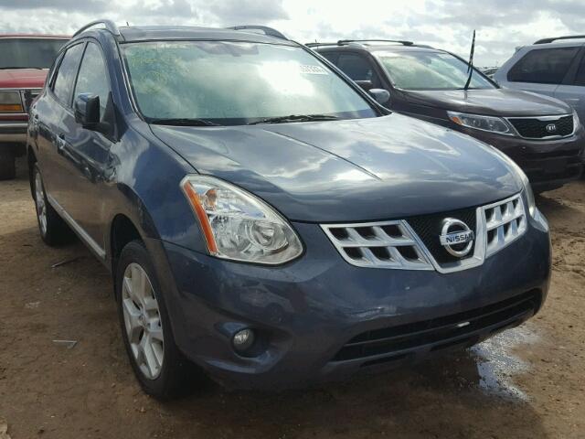 JN8AS5MV4DW111756 - 2013 NISSAN ROGUE BLUE photo 1