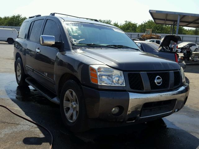 5N1AA08A84N738177 - 2004 NISSAN ARMADA SE CHARCOAL photo 1