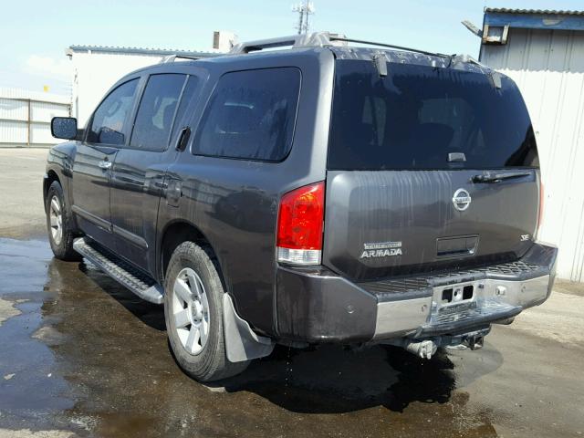 5N1AA08A84N738177 - 2004 NISSAN ARMADA SE CHARCOAL photo 3