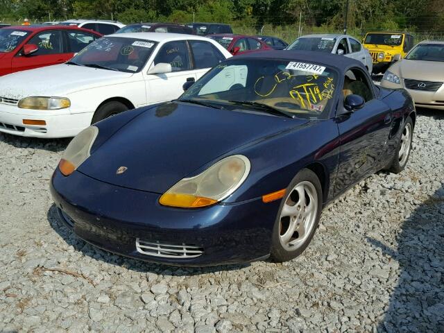 WP0CA2981WU620548 - 1998 PORSCHE BOXSTER BLUE photo 2