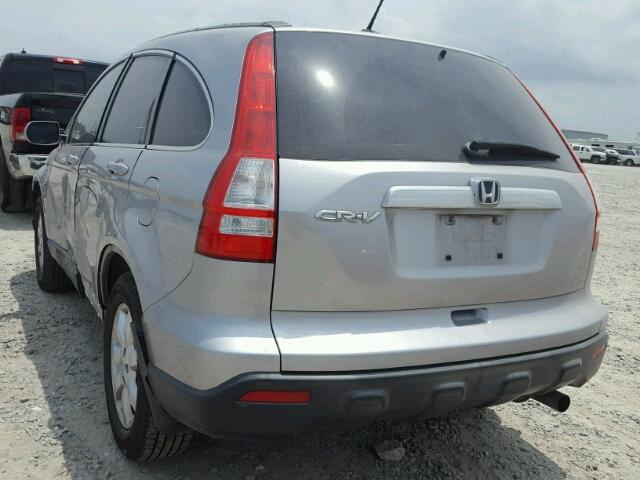 JHLRE38787C050717 - 2007 HONDA CR-V EXL SILVER photo 3