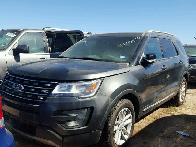 1FM5K7D86HGA86809 - 2017 FORD EXPLORER X BLUE photo 2