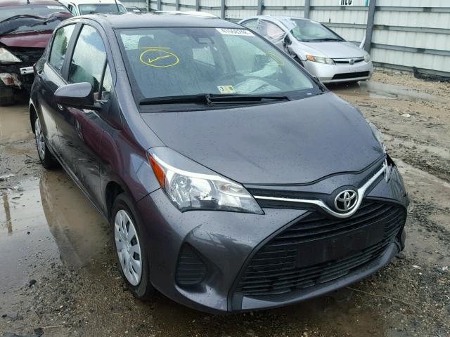 VNKKTUD38HA078857 - 2017 TOYOTA YARIS L GRAY photo 1