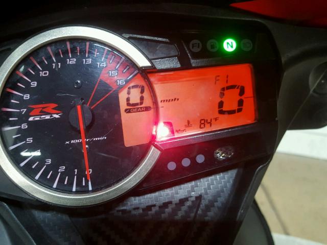 JS1GR7MA9E2101804 - 2014 SUZUKI GSX-R750 RED photo 10