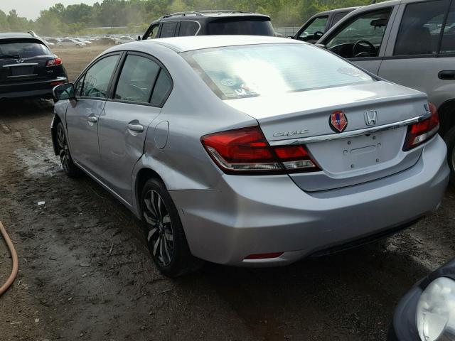 2HGFB2F92FH527646 - 2015 HONDA CIVIC EXL 灰色 照片 3