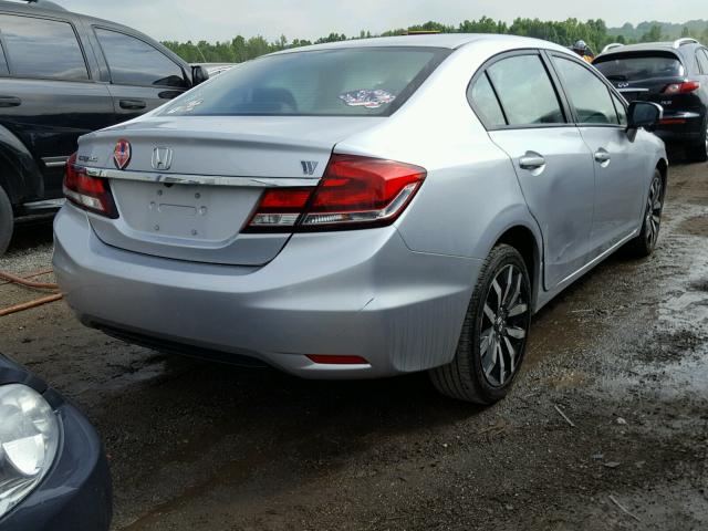 2HGFB2F92FH527646 - 2015 HONDA CIVIC EXL 灰色 照片 4