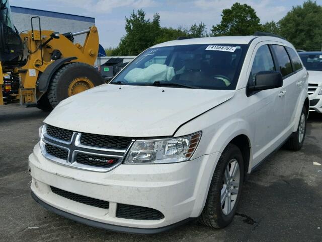 3C4PDCABXCT372389 - 2012 DODGE JOURNEY WHITE photo 2