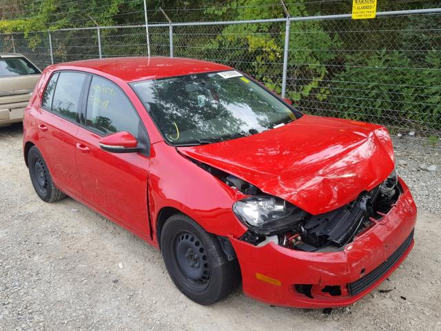 WVWDA7AJ1DW119693 - 2013 VOLKSWAGEN GOLF RED photo 1
