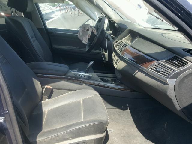 5UXFE43529L038317 - 2009 BMW X5 XDRIVE3 Կապույտ լուսանկար 5
