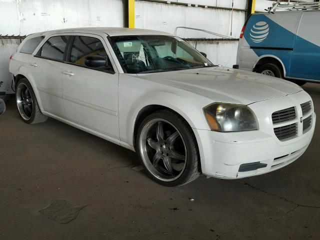 2D4FV47T06H417192 - 2006 DODGE MAGNUM SE WHITE photo 1