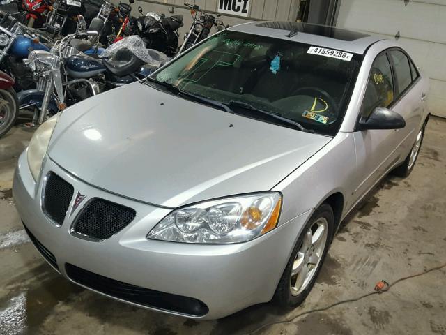 1G2ZG57N394222785 - 2009 PONTIAC G6 SILVER photo 2