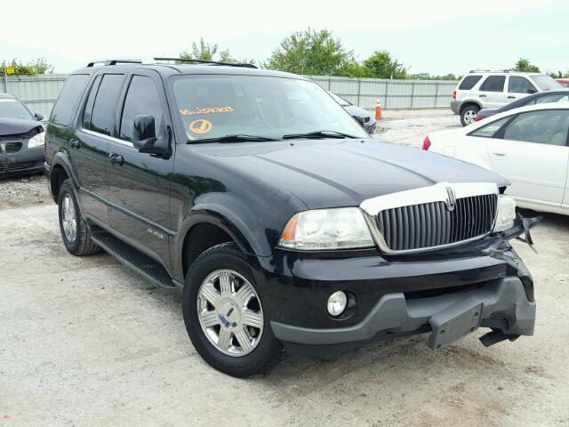 5LMEU88H23ZJ54303 - 2003 LINCOLN AVIATOR BLACK photo 1