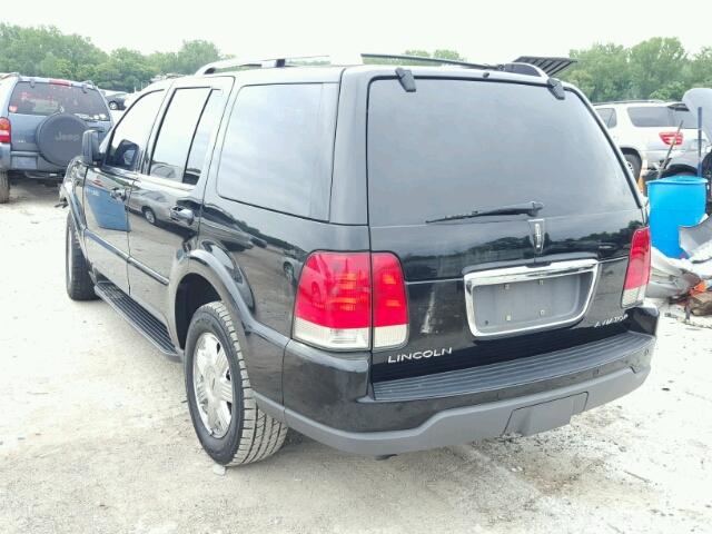 5LMEU88H23ZJ54303 - 2003 LINCOLN AVIATOR BLACK photo 3