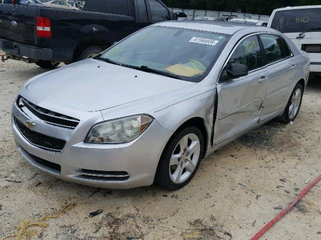 1G1ZG57B694246265 - 2009 CHEVROLET MALIBU LS SILVER photo 2