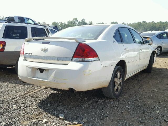 2G1WC58R879114919 - 2007 CHEVROLET IMPALA LT WHITE photo 4