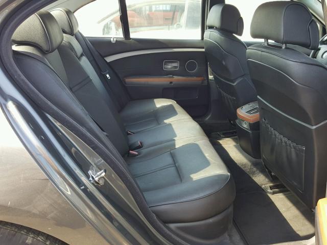 WBAHL83586DT03283 - 2006 BMW 750 I GRAY photo 6