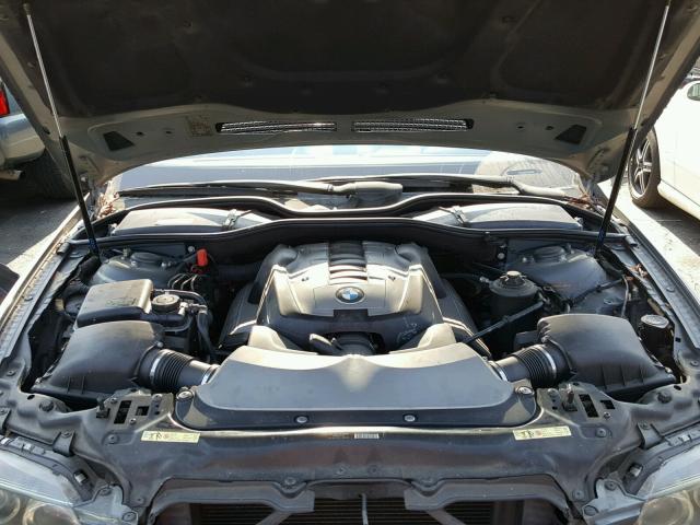 WBAHL83586DT03283 - 2006 BMW 750 I GRAY photo 7