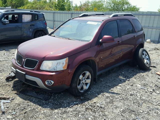 2CKDL63F076024532 - 2007 PONTIAC TORRENT RED photo 2