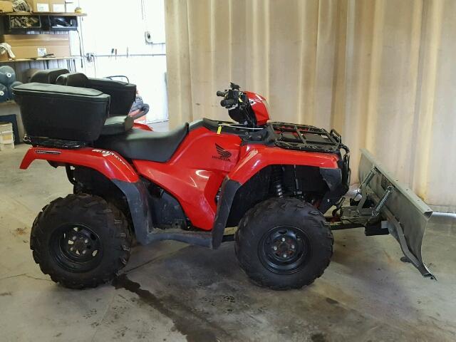 1HFTE46E7J4300093 - 2018 HONDA TRX500 FA RED photo 10