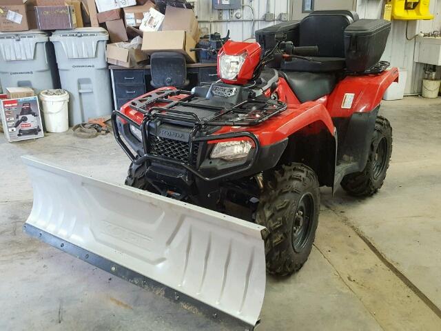 1HFTE46E7J4300093 - 2018 HONDA TRX500 FA RED photo 2