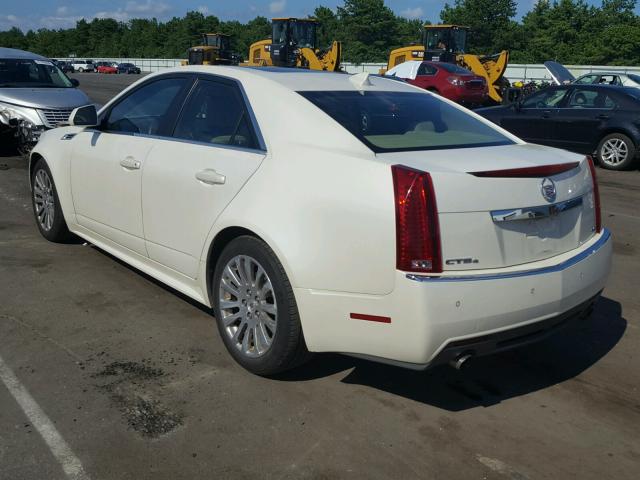 1G6DS5EV8A0116385 - 2010 CADILLAC CTS PREMIU WHITE photo 3