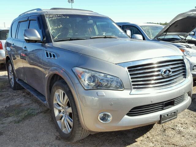 JN8AZ2NFXE9554768 - 2014 INFINITI QX80 GRAY photo 1