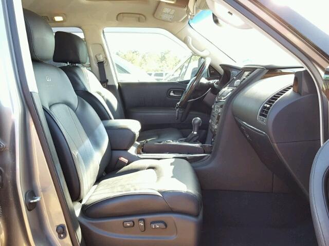 JN8AZ2NFXE9554768 - 2014 INFINITI QX80 GRAY photo 5