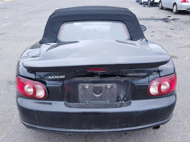 JM1NB354450412569 - 2005 MAZDA MIATA BLACK photo 6