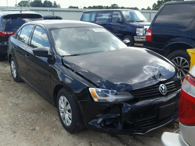 3VW2K7AJ1CM359780 - 2012 VOLKSWAGEN JETTA BASE Սև լուսանկար 1