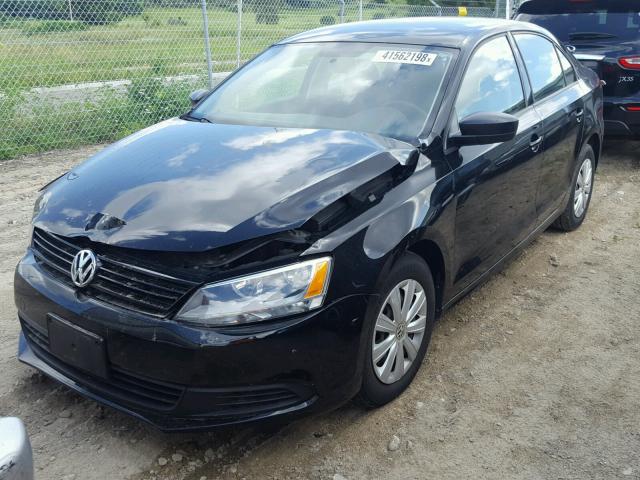 3VW2K7AJ1CM359780 - 2012 VOLKSWAGEN JETTA BASE Սև լուսանկար 2