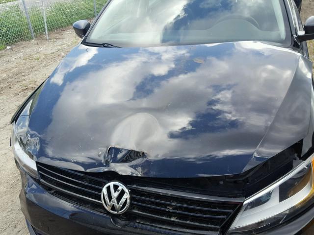 3VW2K7AJ1CM359780 - 2012 VOLKSWAGEN JETTA BASE Սև լուսանկար 7
