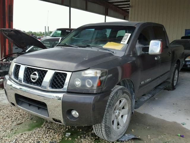 1N6BA07A66N564734 - 2006 NISSAN TITAN GRAY photo 2