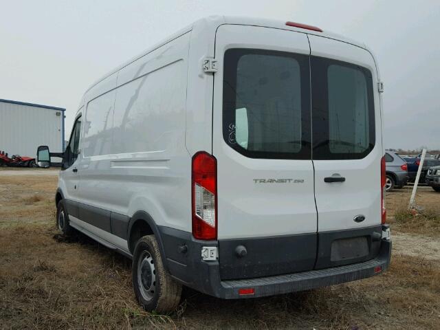 1FTNR2CMXFKA03023 - 2015 FORD TRANSIT T- WHITE photo 3