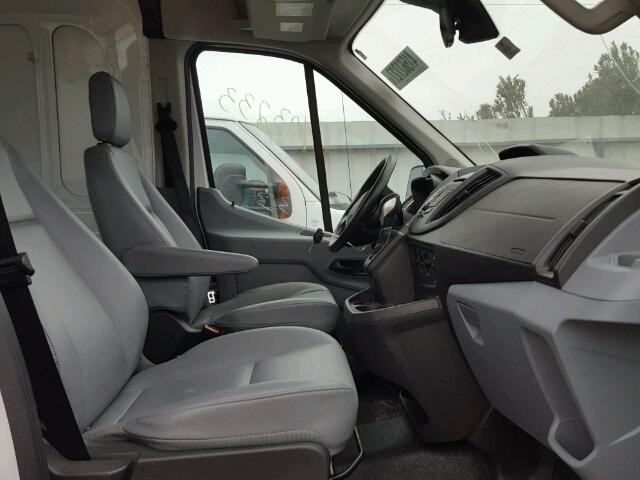 1FTNR2CMXFKA03023 - 2015 FORD TRANSIT T- WHITE photo 5