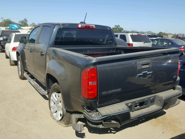 1GCGSCEA1J1208346 - 2018 CHEVROLET COLORADO L GRAY photo 3