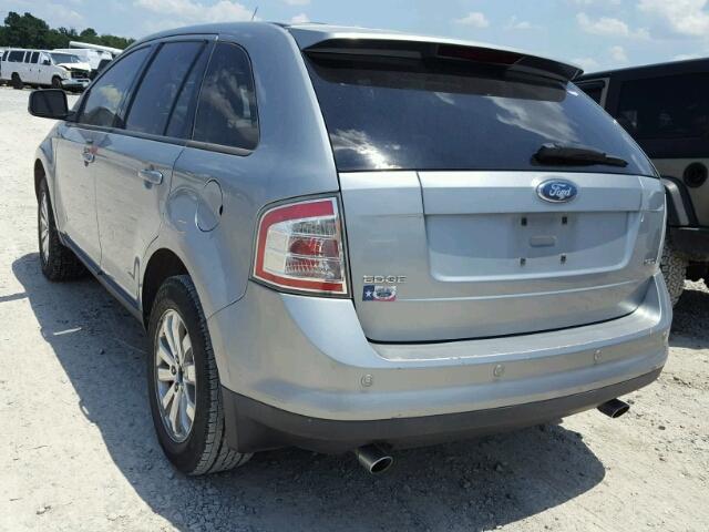 2FMDK39C27BA76298 - 2007 FORD EDGE SEL P SILVER photo 3