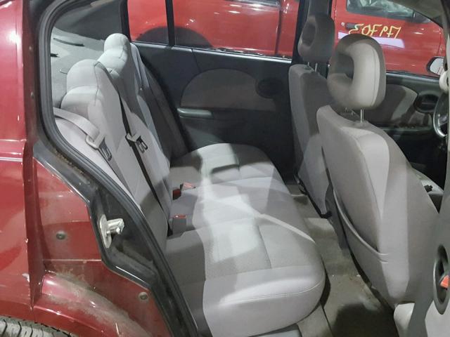 1G8AJ52F35Z114491 - 2005 SATURN ION LEVEL RED photo 6