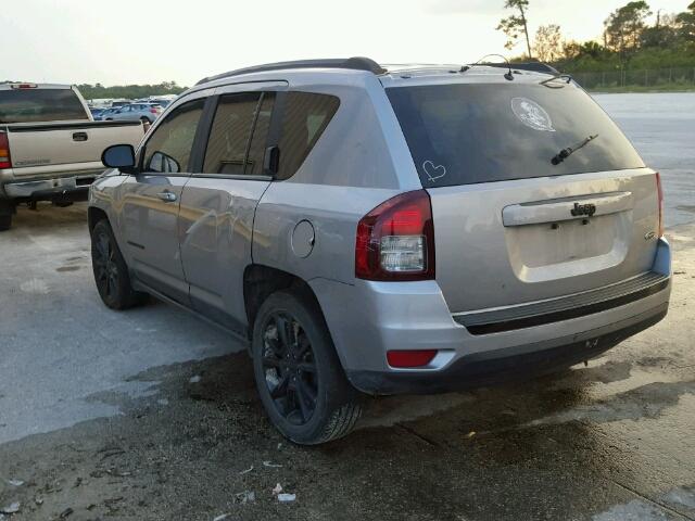 1C4NJCBA4FD400638 - 2015 JEEP COMPASS GRAY photo 3