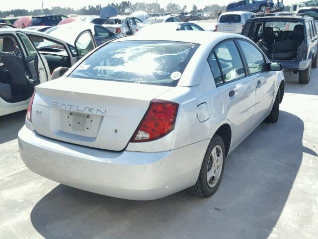 1G8AG52F33Z163430 - 2003 SATURN ION SILVER photo 4