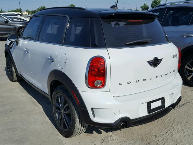 WMWZC3C55EWP25019 - 2014 MINI COOPER S C WHITE photo 3