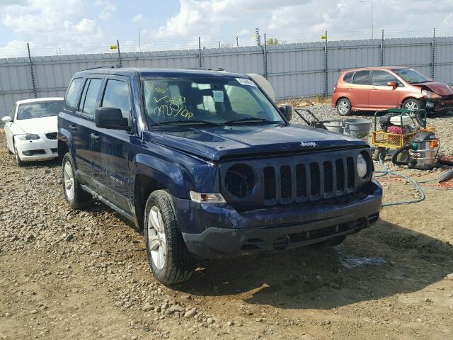 1C4NJRAB0ED920847 - 2014 JEEP PATRIOT BLUE photo 1