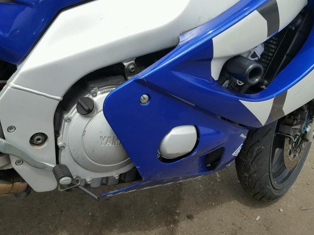 JYA5AHE022A030944 - 2002 YAMAHA YZF600 R BLUE photo 7