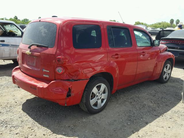 3GNBAAFW4BS609893 - 2011 CHEVROLET HHR LS RED photo 4