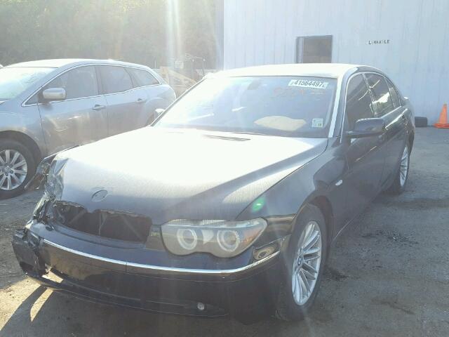 WBAGN63584DS52438 - 2004 BMW 745 LI BLACK photo 2