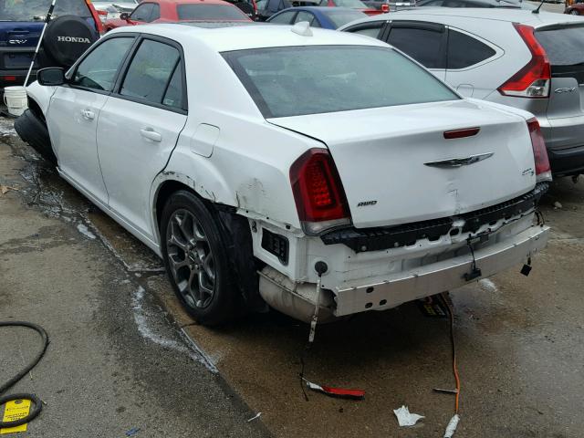 2C3CCAGG0FH887475 - 2015 CHRYSLER 300 S WHITE photo 3