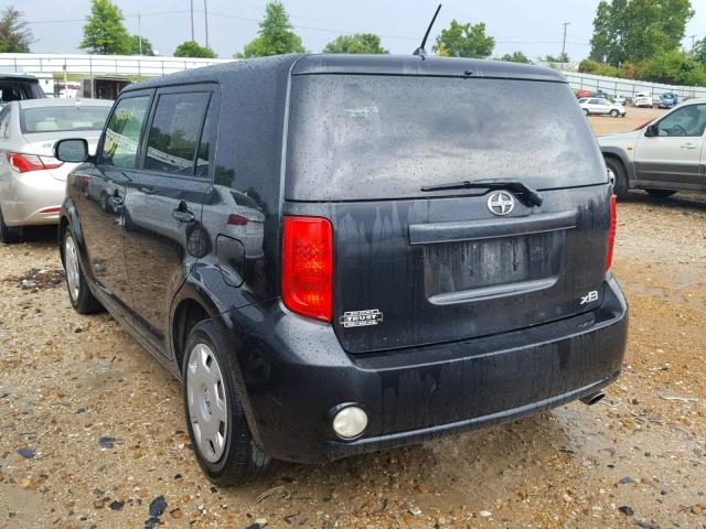 JTLKE50E191069309 - 2009 TOYOTA SCION XB Schwarz Foto 3