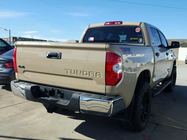 5TFDW5F16HX594299 - 2017 TOYOTA TUNDRA CREAM photo 4