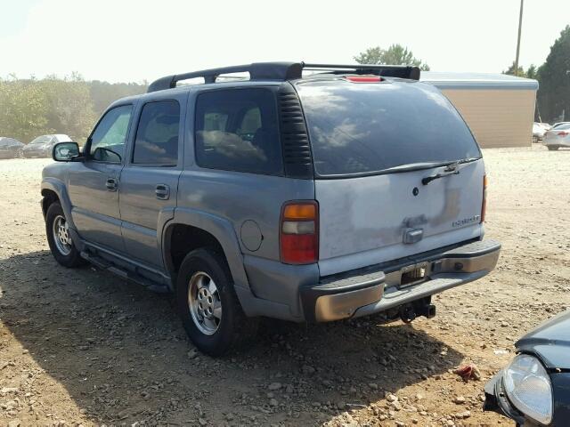 1GNEK13Z72R271997 - 2002 CHEVROLET TAHOE K150 TAN photo 3