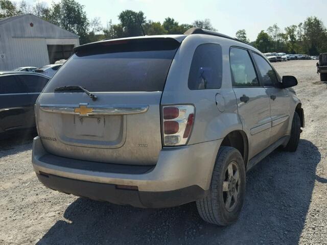 2CNDL23F476091999 - 2007 CHEVROLET EQUINOX LS GRAY photo 4