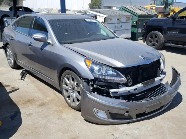 KMHGH4JF8BU042845 - 2011 HYUNDAI EQUUS SIGN GRAY photo 1